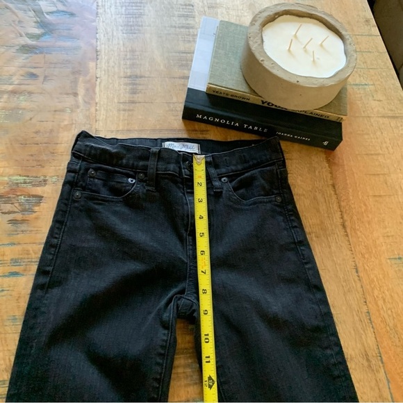 Madewell Alley Straight Jeans in Black Frost Size 24 - Picture 12 of 15